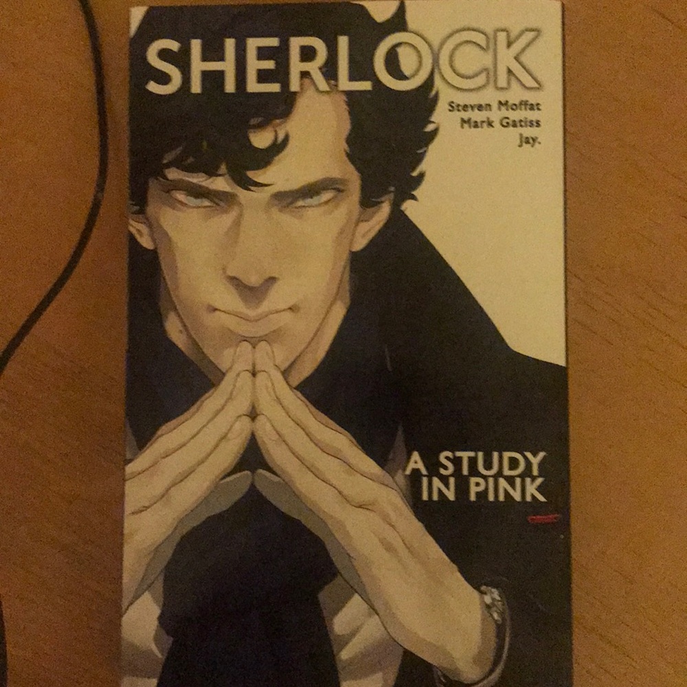 Sherlock Holmes A Study in Pink Graphic Novel